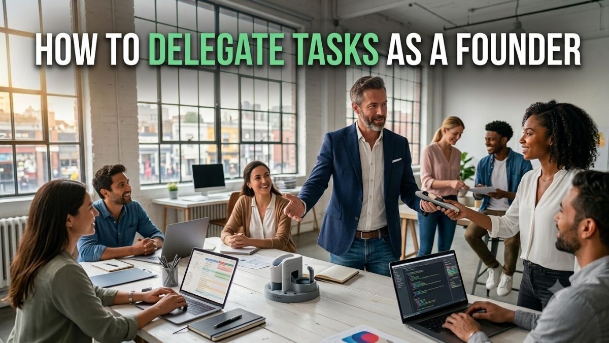 How to delegate tasks as a founder